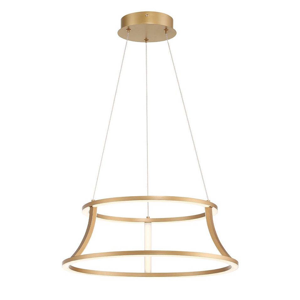 QN-CADOUX-P-BG CADOUX Brushed Gold///белый подвесной LED 1х54  х   