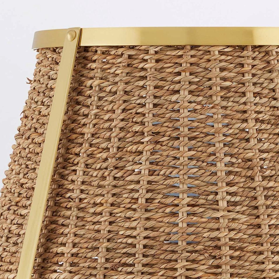 QNC-DEAUVILLE-FL DEAUVILLE Polished Brass /natural// напольный E27 1х75  х   