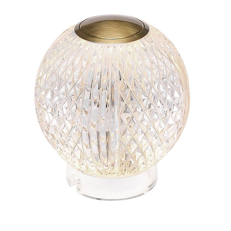 QN-MARNI-TL-S-NBR  MARNI Natural Brass /Clear// портативный LED 1х2  х   
