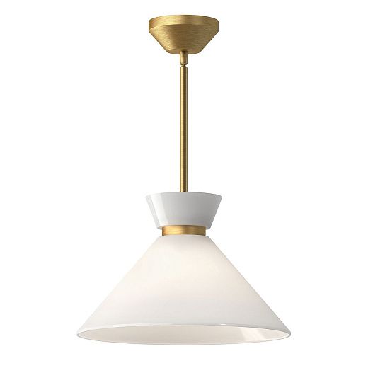 ALM-HALSTON-P-M-GD  HALSTON Brushed Gold /Cased Opal // подвесной E27 1х60  х  ALM-HALSTON-P-M-GD 