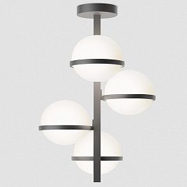 3764 18/1A PALMA GRAPHITE/WHITE// подвесной LED 8х4.5  х  3764 18/1A