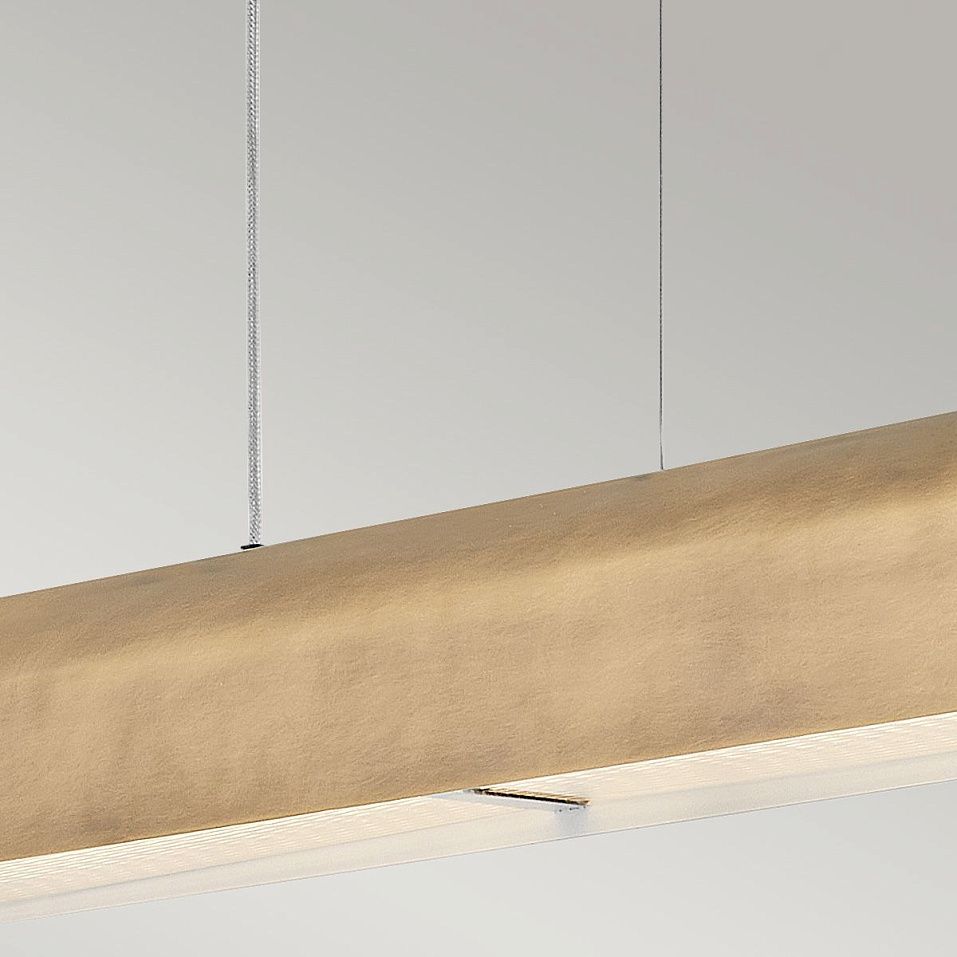 HK-ARCO-LED-LP-117-HB ARCO Heritage Brass///Heavy Ribbed подвесной LED 1х43  х   