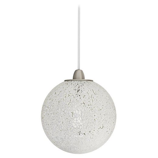 RINA SP16 BC/MU NI RINA nickel satin/white murrina// подвесной G9 1х60  х  RINA SP16 BC/MU NI