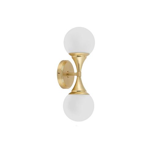 BAR-K-2(ZM) BARI matt gold/matt white// настенный G9 LED 2х5  х  BAR-K-2(ZM)