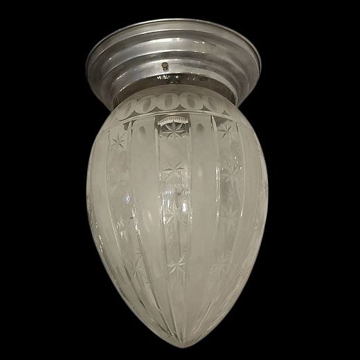 190499-54  цвет основания "никель"/прозрачный// потолочный E27 1х40  х  190499-54