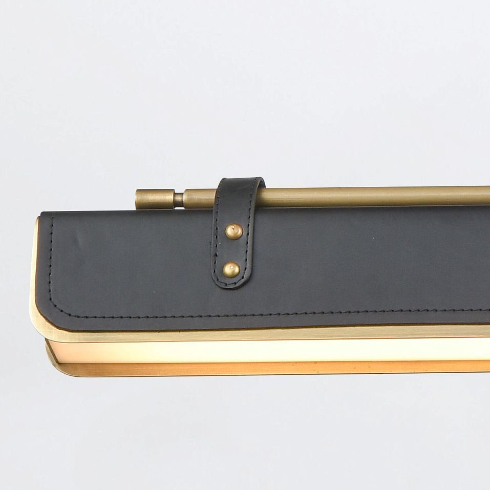 QN-VALISE-LP80-VBS-TL VALISE Vintage Brass/Tuxedo Leather ///matt подвесной LED 1х30  х   