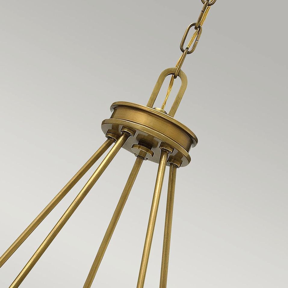 HK-COLLIER5 COLLIER Heritage Brass/Clear Seeded //матовое подвесной E27 5х100  х   