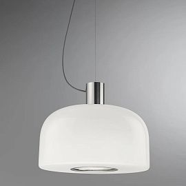 F1081064 BELLHOP GLASS ALUMINUM/WHITE// подвесной E27 1х30  х  F1081064