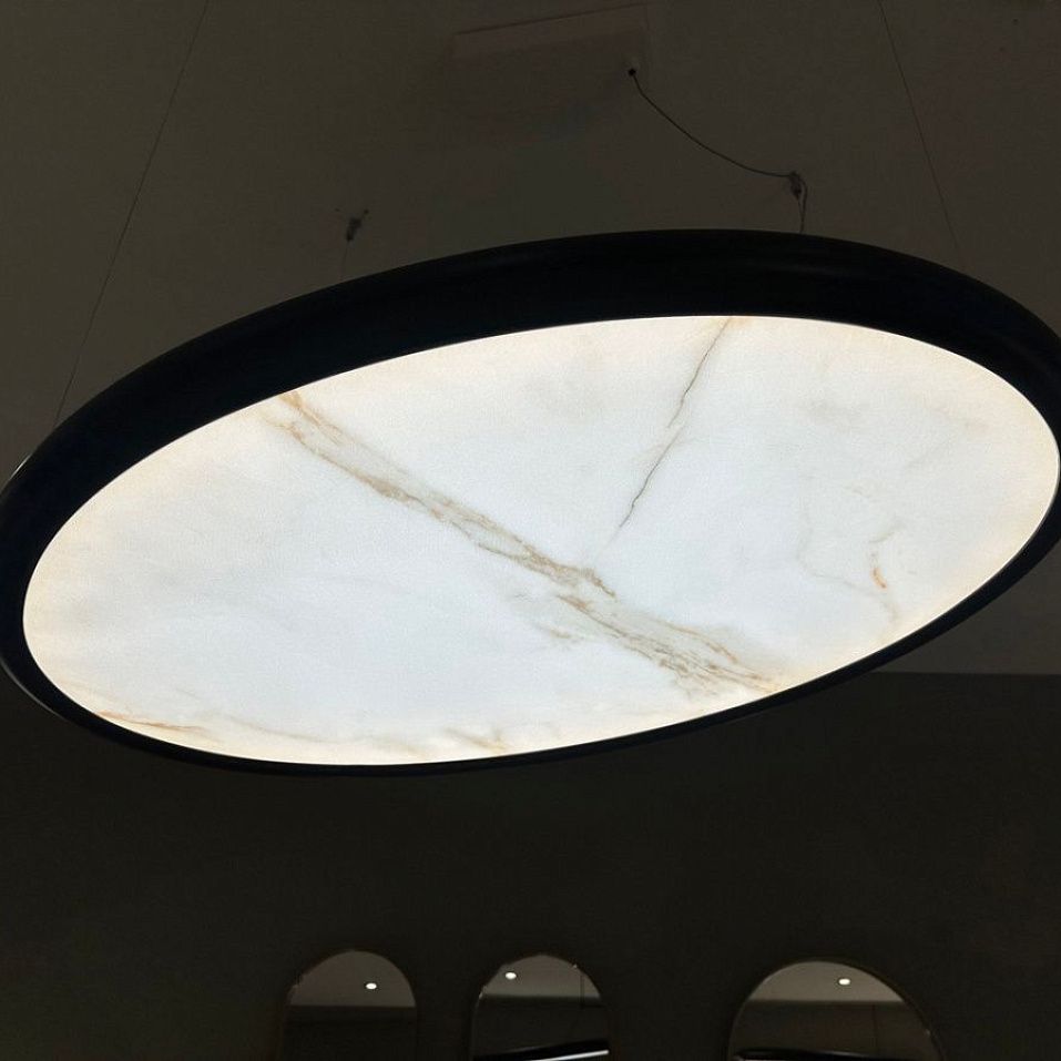 ACAM.004190 BOGOTA BLACK/WHITE MARBLE PRINT// подвесной LED 1х39  х   