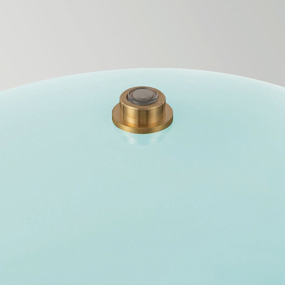 ALM-POPPY-TL-M-CB  POPPY Cerulean Light Blue/Brass/Light Blue//matt настольный  1х11.5  х   