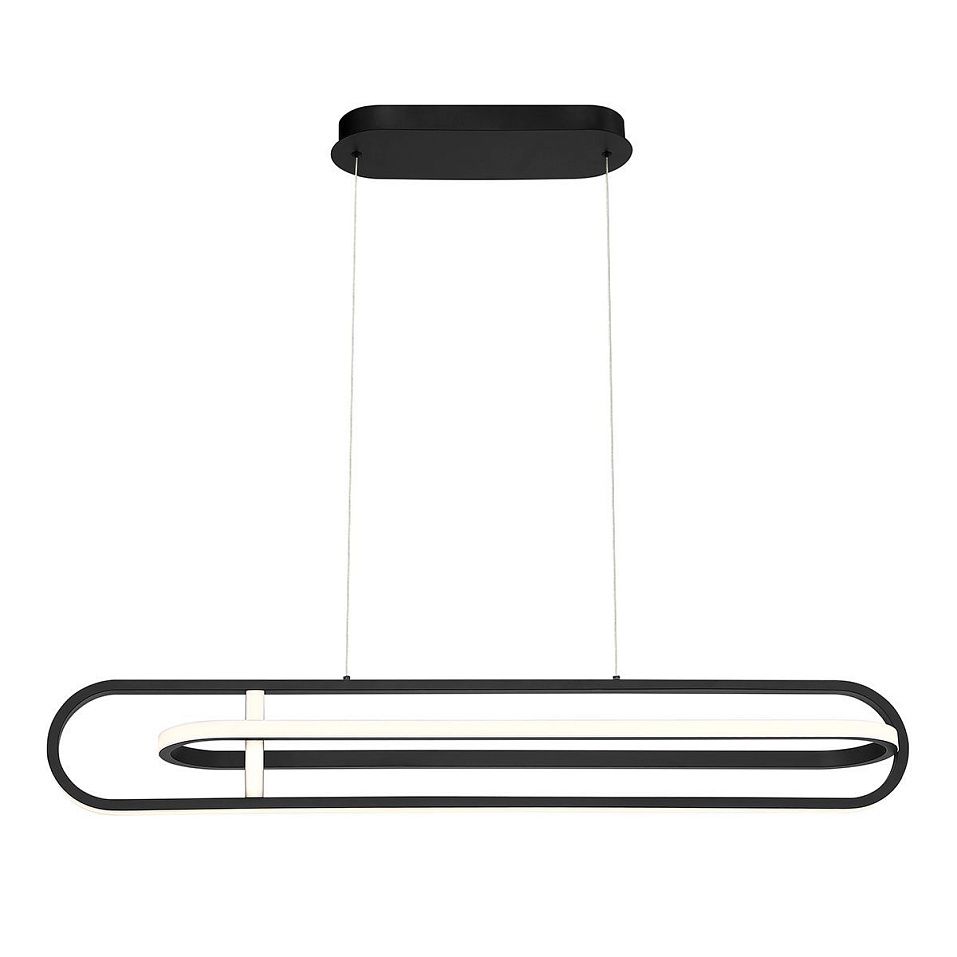 QN-DEMARK-LP-BK DEMARK Matte Black///белый подвесной LED 1х58  х   