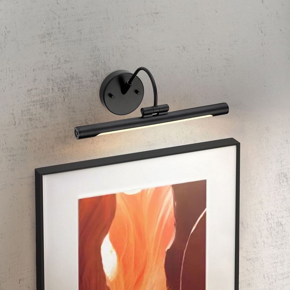 ALTON-PL-S-BLK ALTON matt black///белый подсветка для картин LED 1х6.6  х   