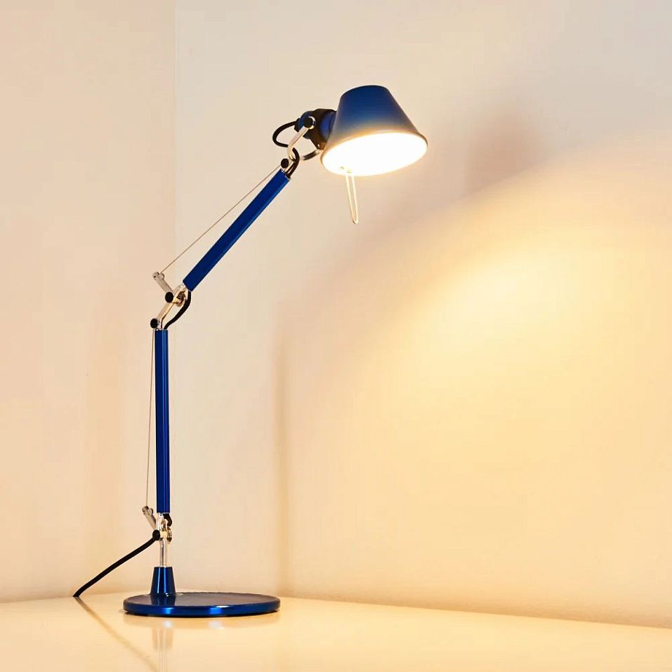 A011850 TOLOMEO micro Blue/Blue// настольный E14 LED 1х6  х   