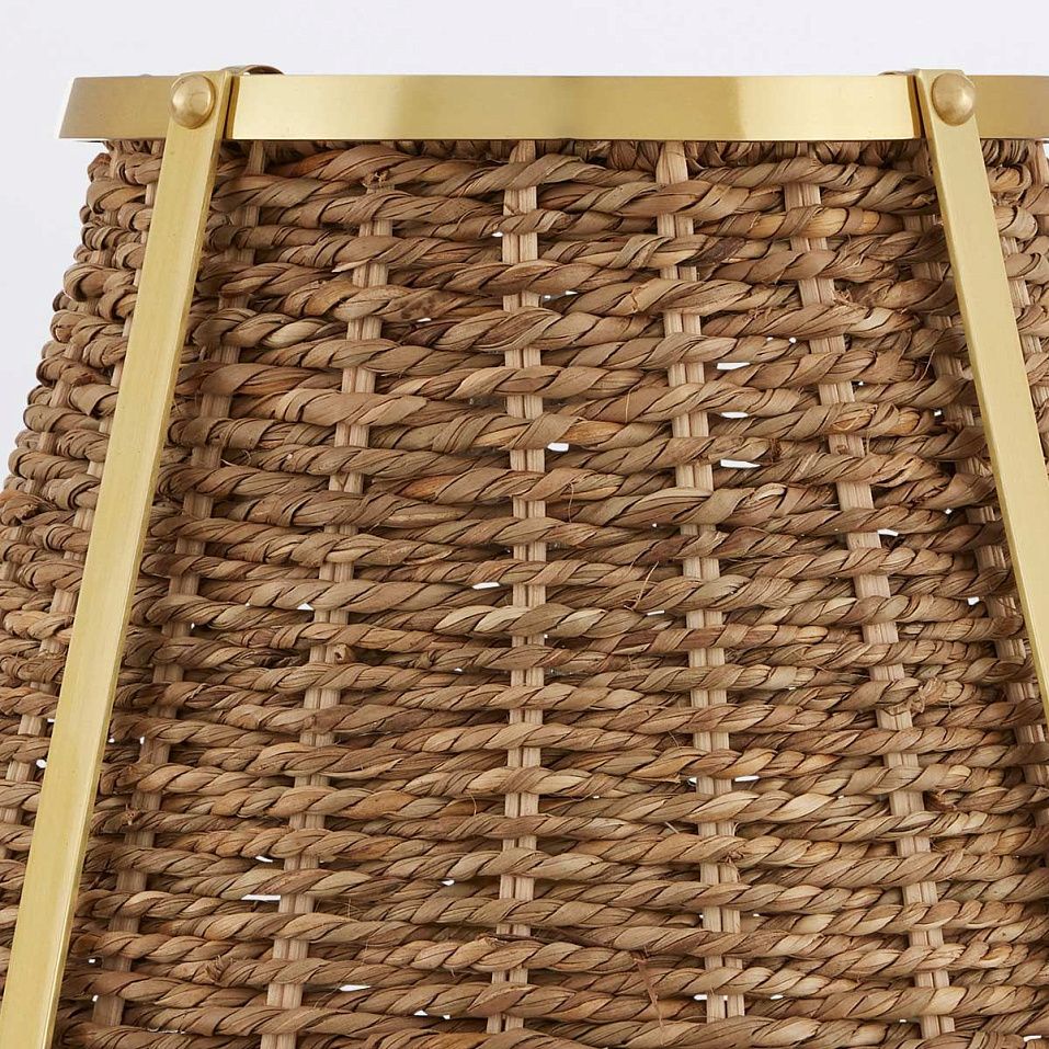 QNC-DEAUVILLE-TL2  DEAUVILLE Polished Brass /natural// настольный E14 2х40  х   
