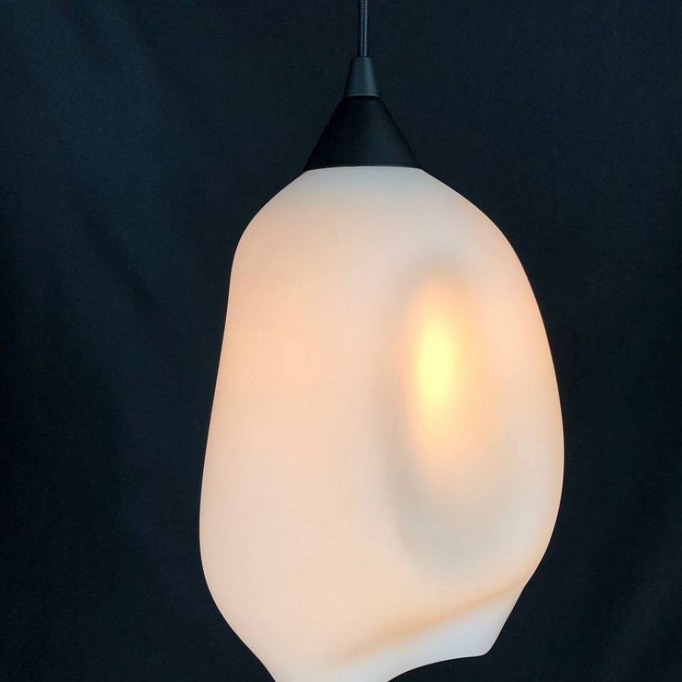 TULIP Moloko Matt TULIP черный матовый/белый// подвесной E27 1х60  х   