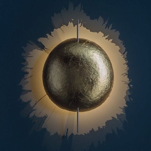 PKP21LG Post Krisi nickel/gold leaf// настенный LED 2х1  х  PKP21LG