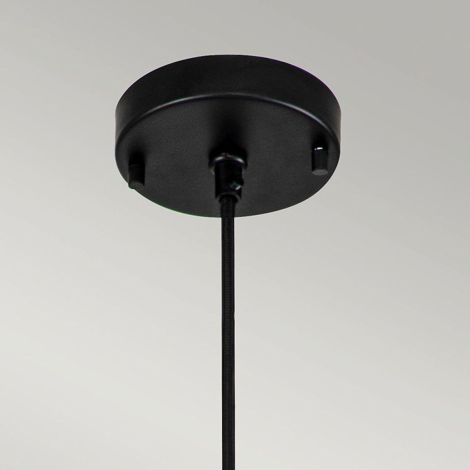 ETOILE-P-S-MB  ETOILE Matte Black and Gold Leaf /Matte Black // подвесной E27 1х60  х   
