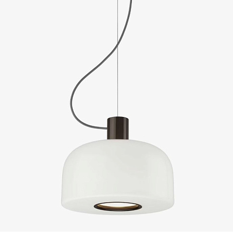 F1084026 BELLHOP GLASS CIOKO/WHITE// подвесной E27 1х30  х