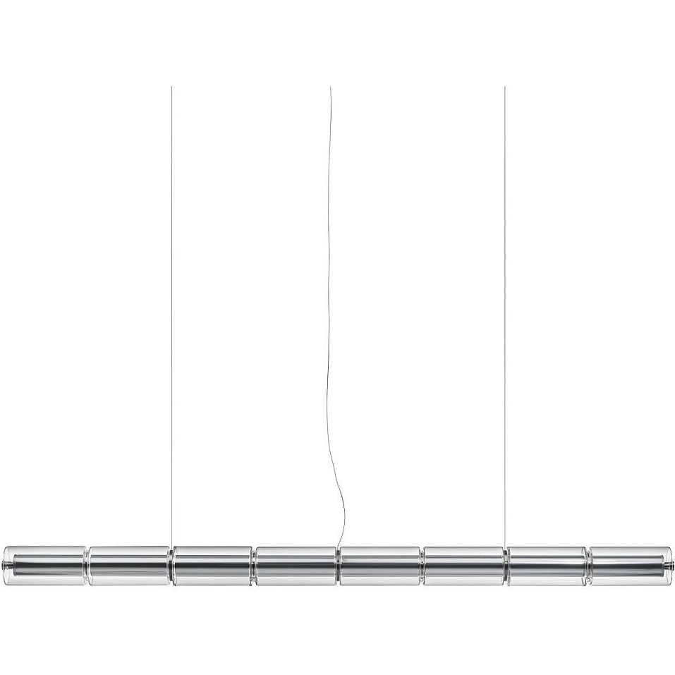 F3773000 Luce Cilindrica Aluminium/Transparent// подвесной  1х100  х   