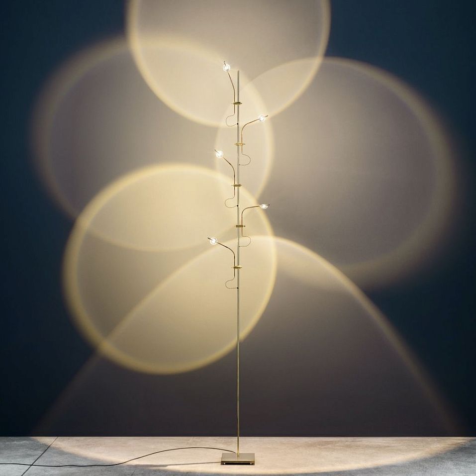 WWFBR WA WA TERRA brass///clear напольный LED 5х1  х   