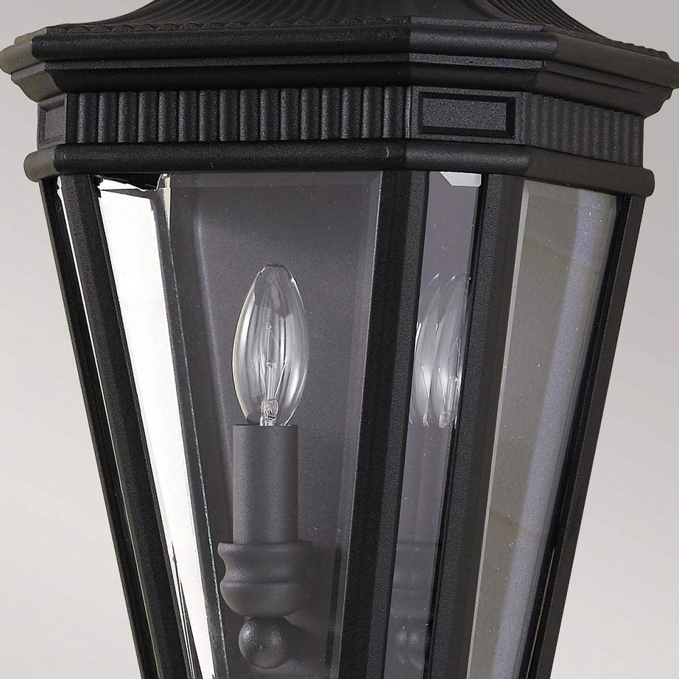 FE-COTSLN7-BK  Cotswold Lane black/clear// настенный E14 2х60  х   