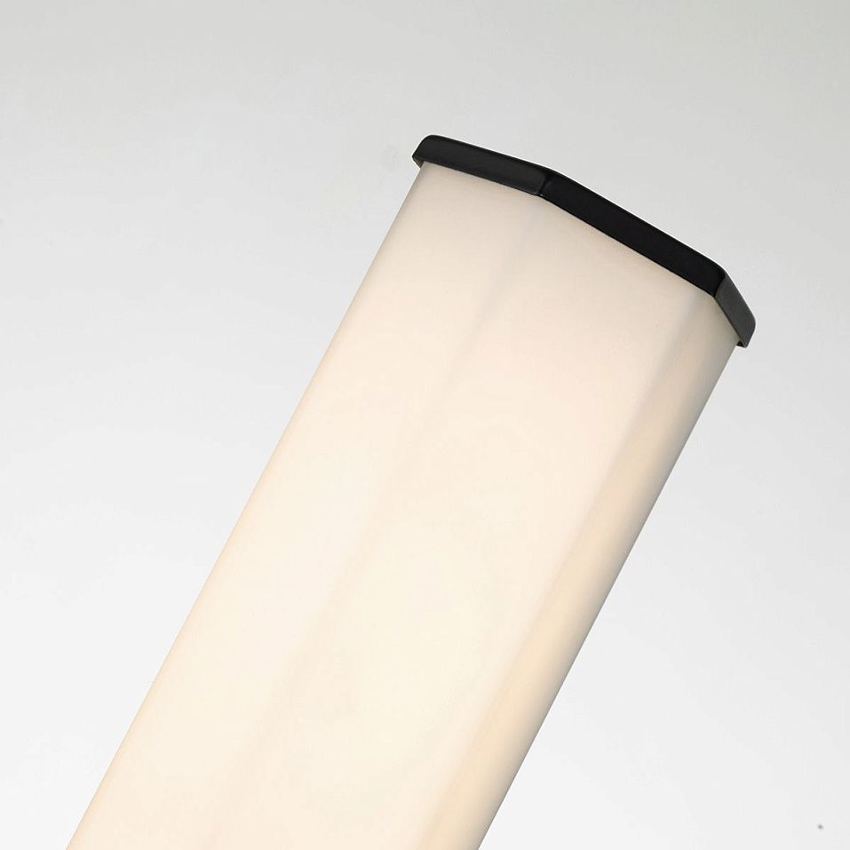 QN-FACET-LED1-BK-BATH FACET Matt black/Opal// настенный LED 1х12  х   