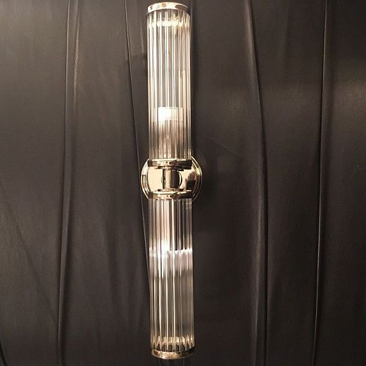 SAL-K-2(BN) SALETTO shiny nickel/clear// настенный E14 2х40  х  SAL-K-2(BN)
