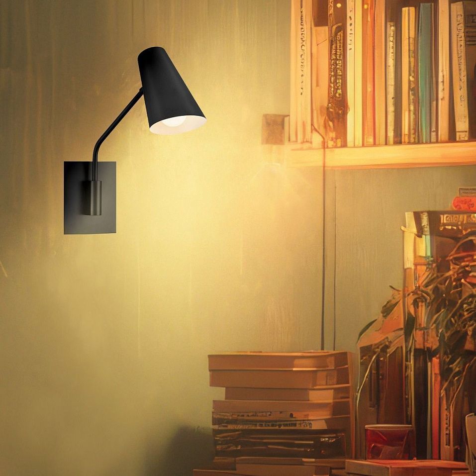 HK-BRAY-1WB-BK BRAY Black/Black// настенный E27 1х60  х   