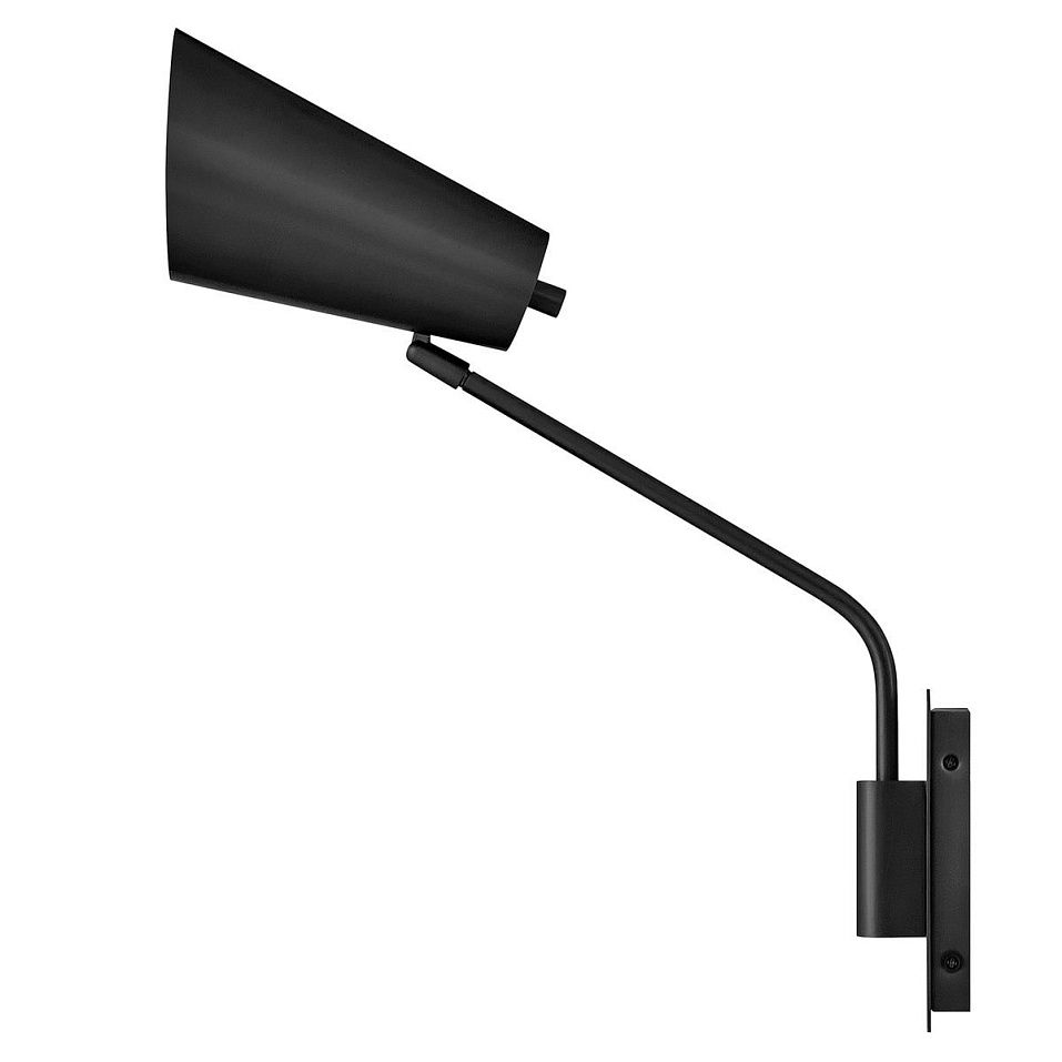 HK-BRAY-1WB-BK BRAY Black/Black// настенный E27 1х60  х   