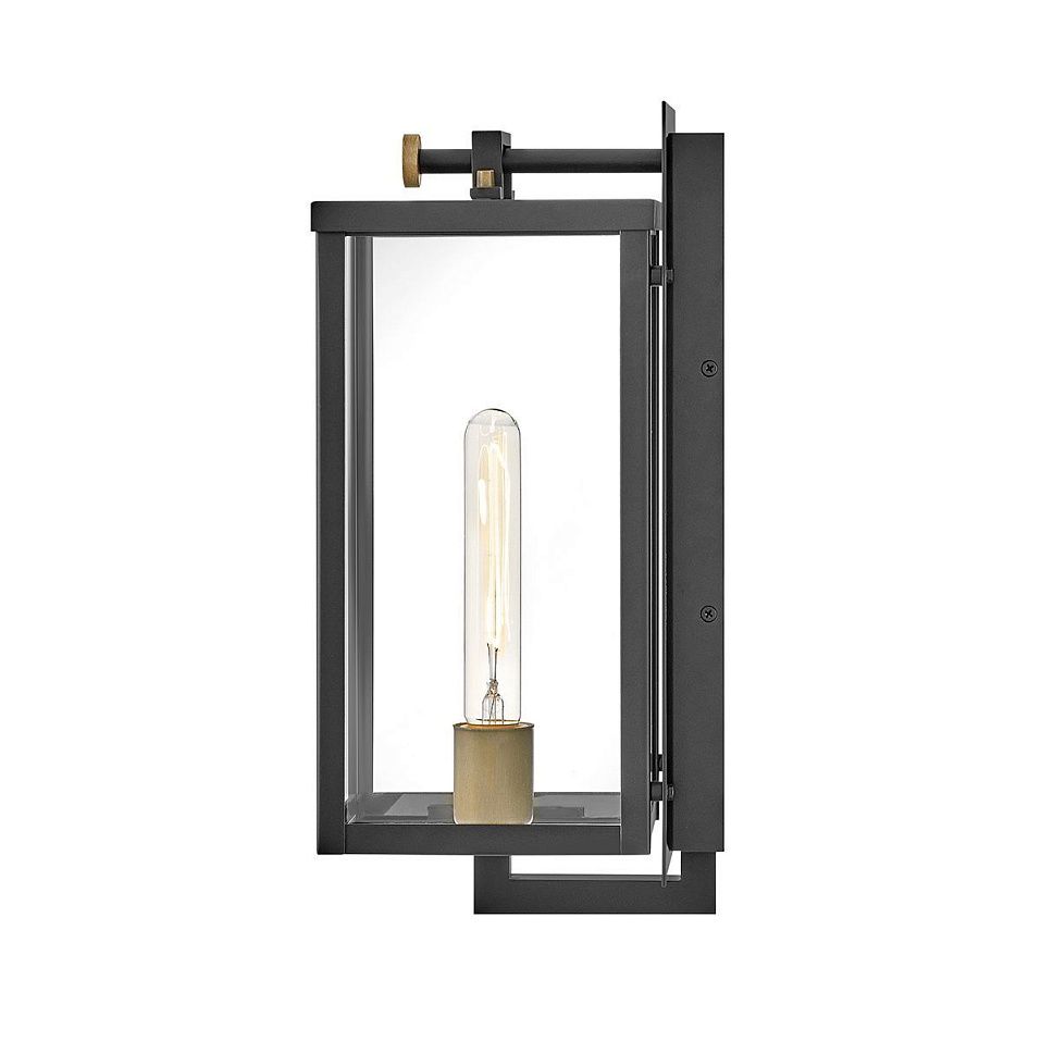 QN-CATALINA-M CATALINA Black /Burnished Bronze/Clear// настенный E27 1х60  х   