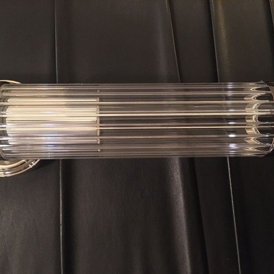 SAL-K-2(BN) SALETTO shiny nickel/clear// настенный E14 2х40  х   