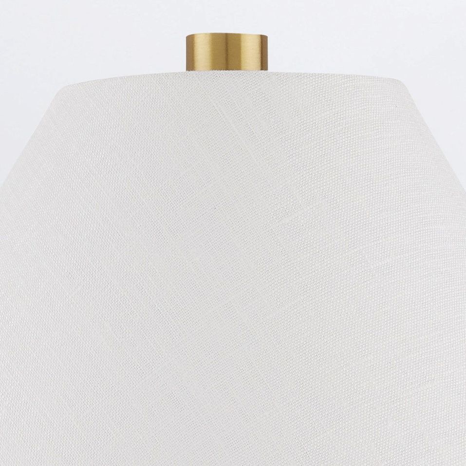 QNC-IPPOLITO-TL IPPOLITO Antique Brass / Natural /White// настольный E14 1х60  х   
