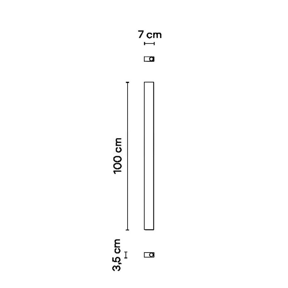 1772 24/2 5 OFFSET BEIGE/WHITE// настенный LED 2х3  х   