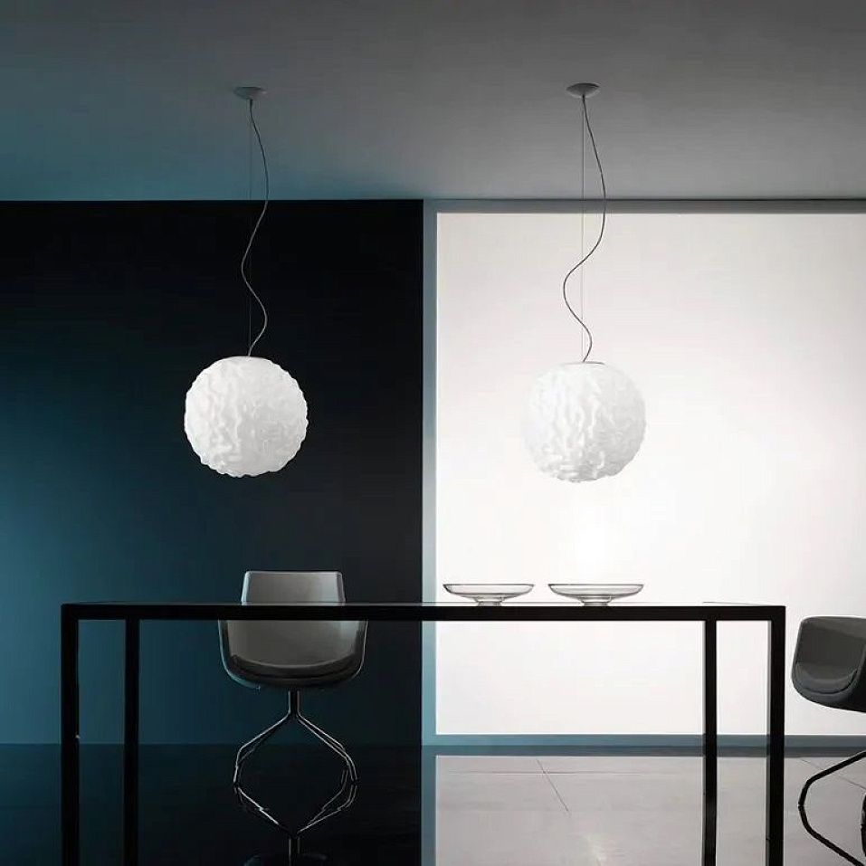 EMISFERO 48S BI EMISFERO white/white// подвесной E27 1х200  х   