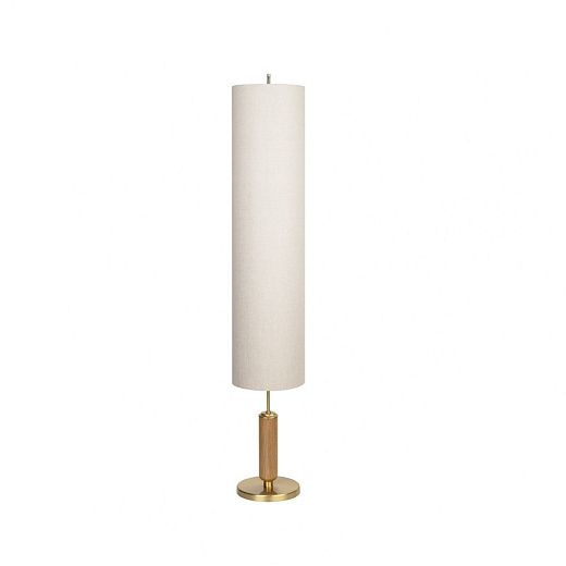 NAT-LS-3(ZM) NATURE matt gold/solid oak/beige// напольный E14 3х60  х  NAT-LS-3(ZM)