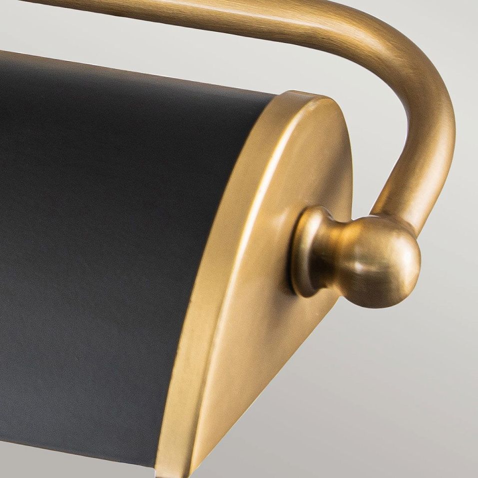 WINCHFIELD-PLM-AB-MB WINCHFIELD Aged Brass & Matte Black/Matte Black// настенный E14 2х40  х   