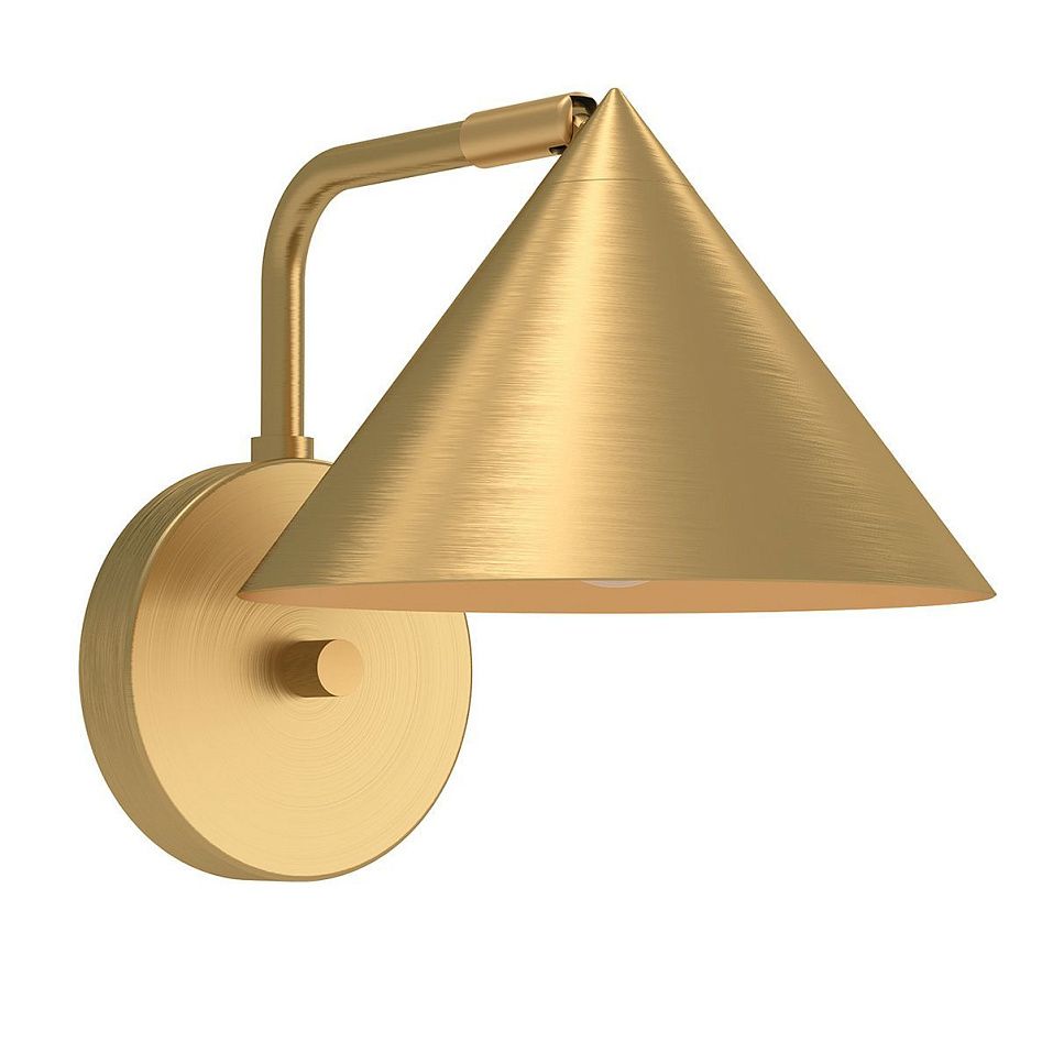 ALM-REMYCK-1WB-GD REMYCK Brushed Gold /Brushed Gold // настенный E27 1х60  х   