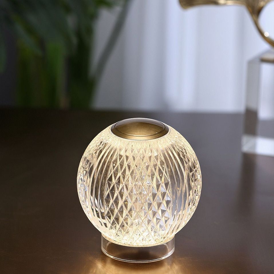 QN-MARNI-TL-S-NBR  MARNI Natural Brass /Clear// портативный LED 1х2  х   