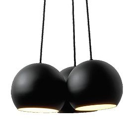 T46H5IZL SPHERE BIG 3 BLACK/BLACK// подвесной E27 3х15  х  T46H5IZL