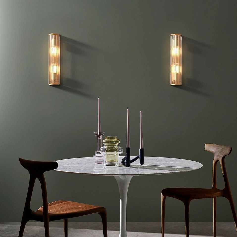 1427003 AVIGNON bronze/clear// настенный E27 LED 2х12  х   