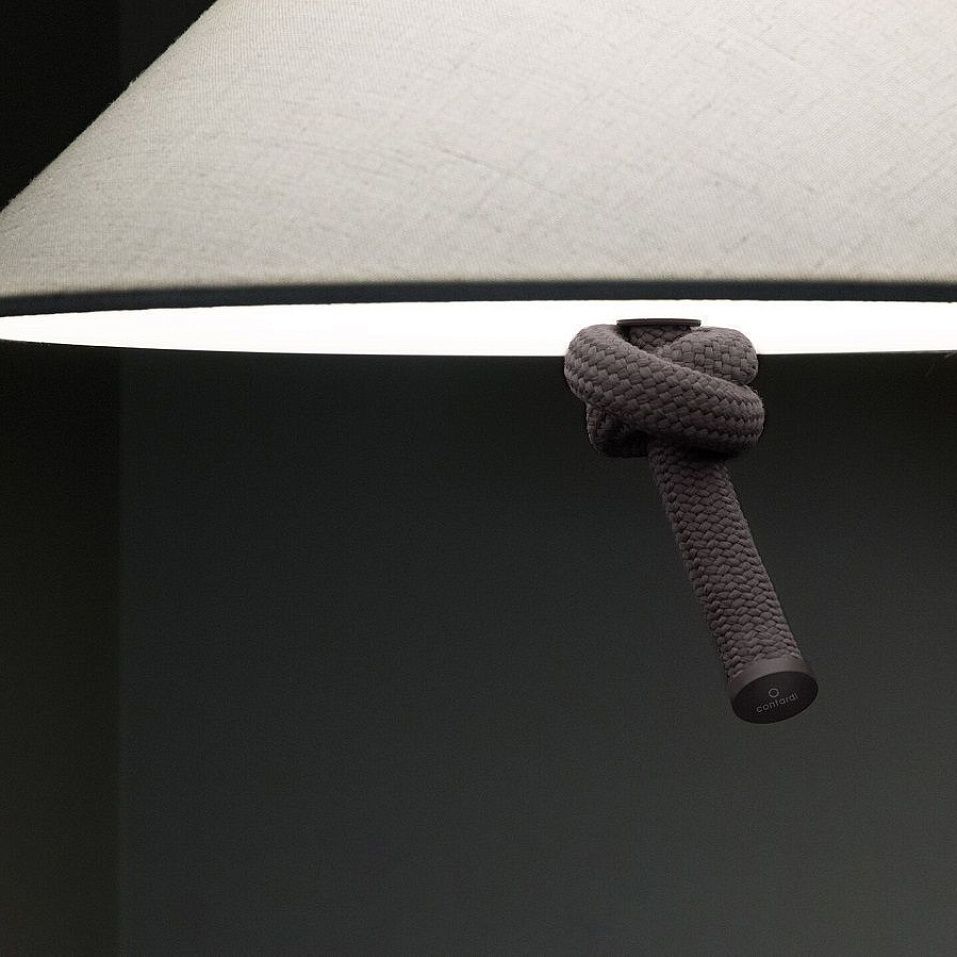 ACAM.006508 HAT Graphite grey rope/white// подвесной LED 1х14  х   