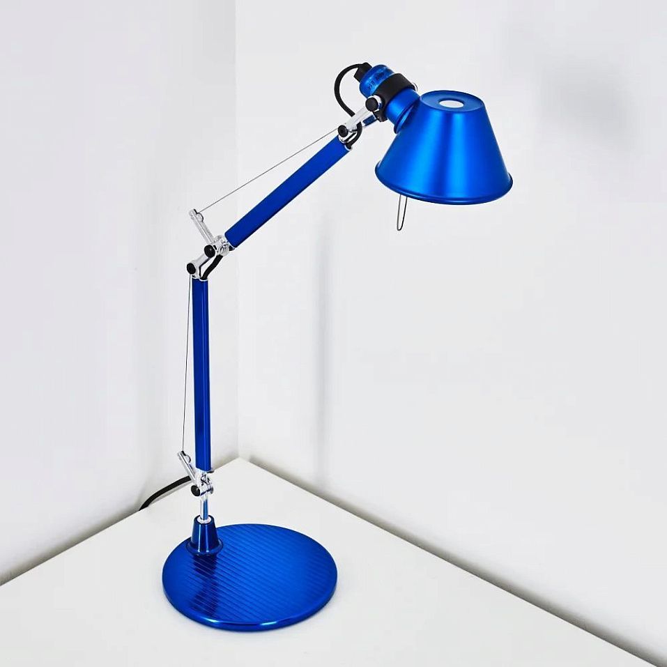 A011850 TOLOMEO micro Blue/Blue// настольный E14 LED 1х6  х   
