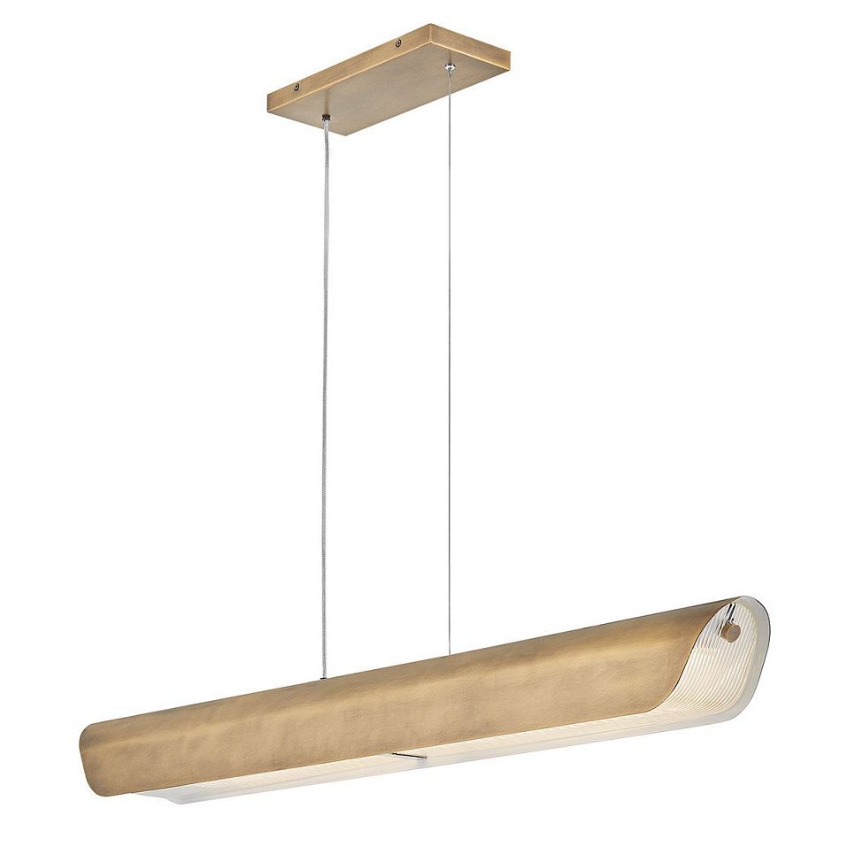 HK-ARCO-LED-LP-117-HB ARCO Heritage Brass///Heavy Ribbed подвесной LED 1х43  х   