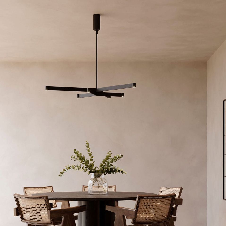 Grid Suspension GRID black anodized/black anodized//clear подвесной  6х4  х   