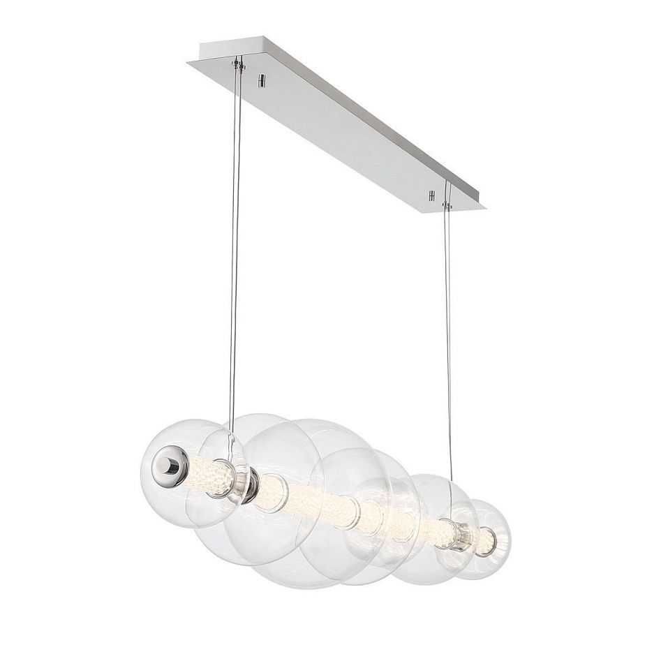 QN-ATOMO-LP7-PC ATOMO Polished Chrome/Clear// подвесной LED 1х46  х   