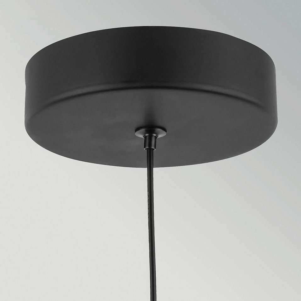 ALM-ARDEN-LED-MP-MB ARDEN Matte Black, Walnut Wood Veneer /Matte Black//matt opal подвесной  1х6.5     