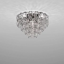 GIOGALI PL 50 CR/TR GIOGALI хром/прозрачный// потолочный E27 4х77  х  GIOGALI PL 50 CR/TR