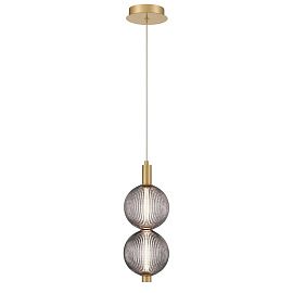 QN-PALMAS-2MP-BG PALMAS Brushed Gold/Smoked // подвесной LED 1х20  х  QN-PALMAS-2MP-BG