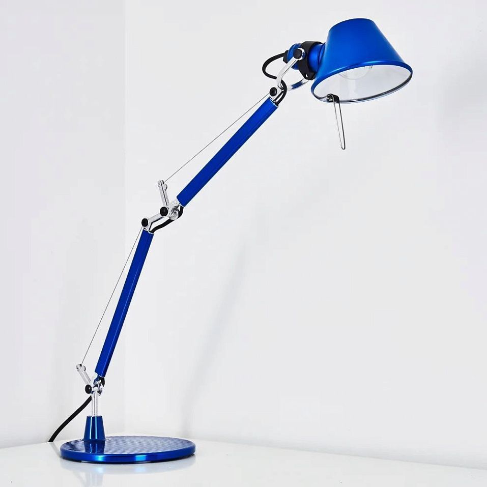 A011850 TOLOMEO micro Blue/Blue// настольный E14 LED 1х6  х   