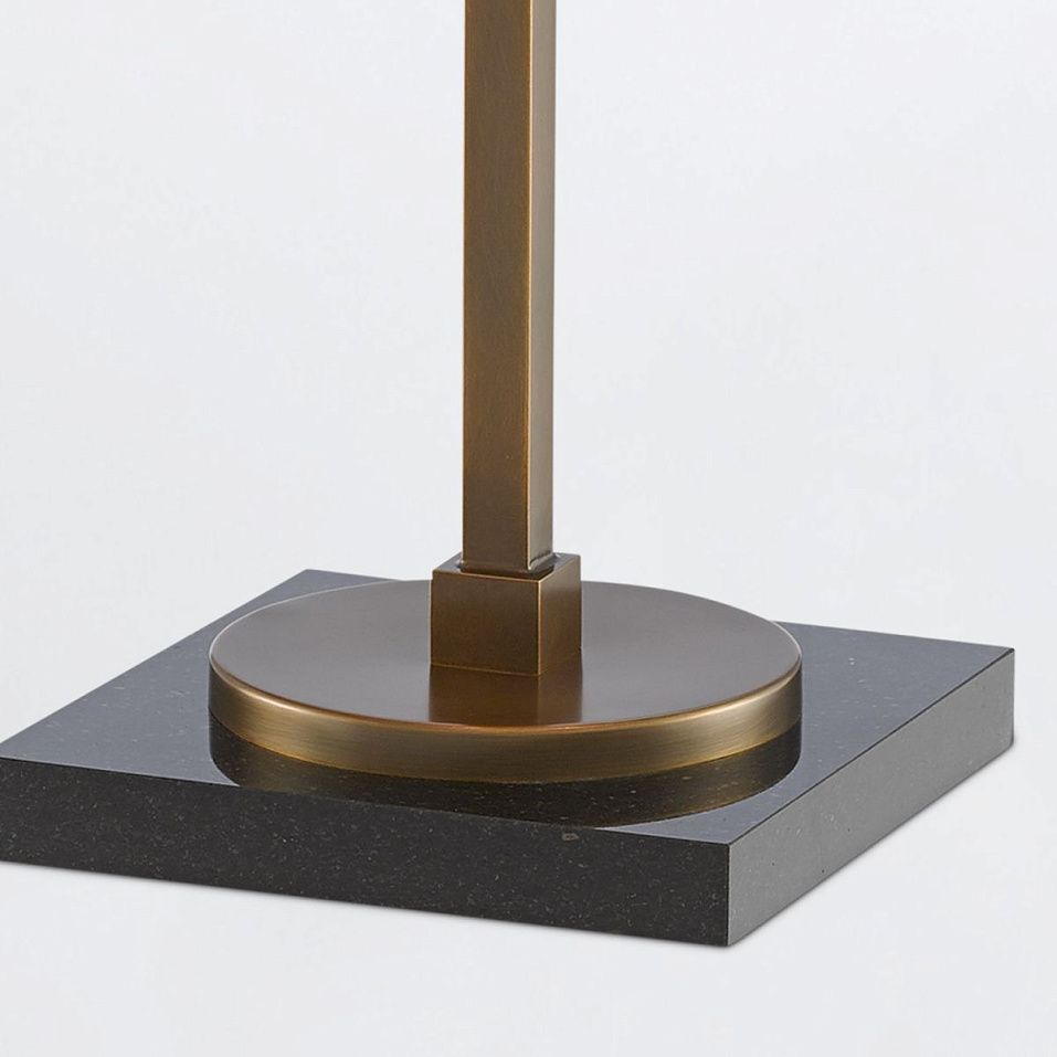 QNC-JACOBI-TL JACOBI Antique Brass /Black/White//Opal настольный E14 LED 3х7  х   